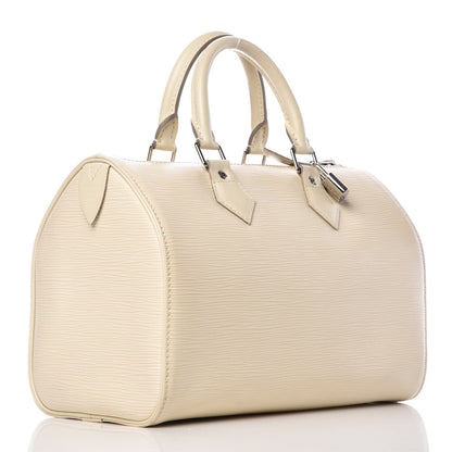 Louis Vuitton Epi Speedy 25 Ivory 3 of 9