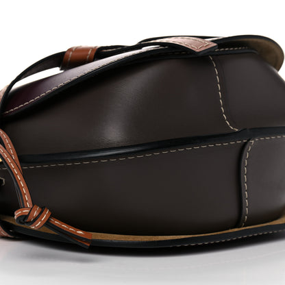 Loewe Calfskin Mini Gate Crossbody Bag Oxblood Tan Taupe 7 of 8
