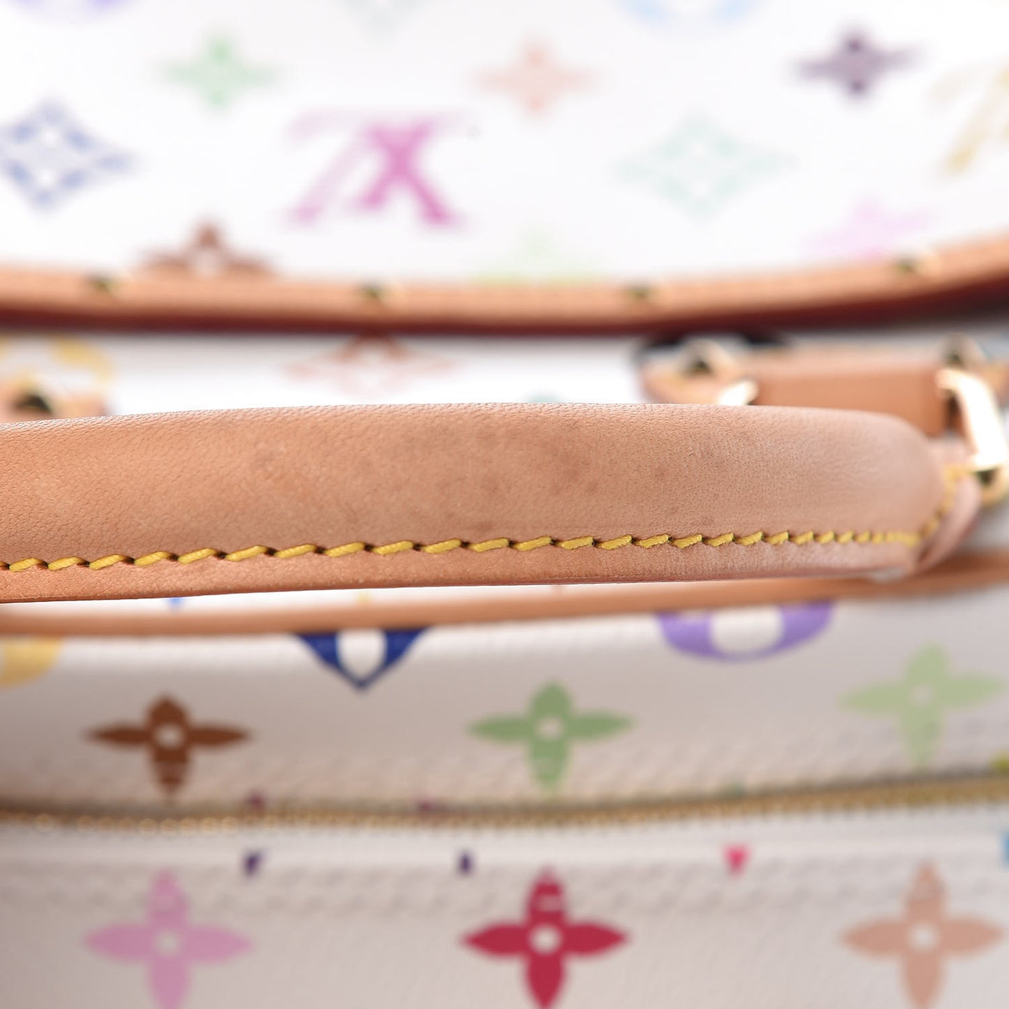 Monogram Multicolor Trouville White