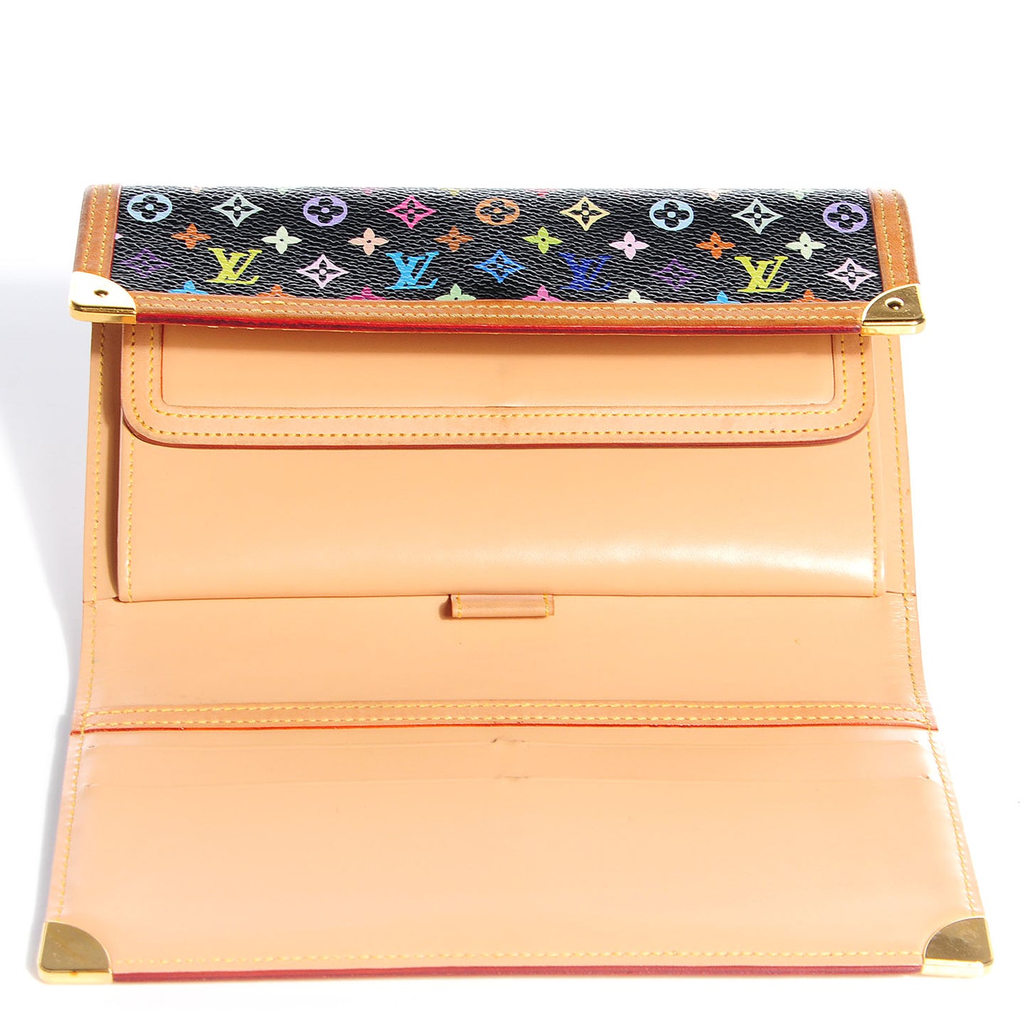 Monogram Multicolor Porte Tresor International Wallet Black