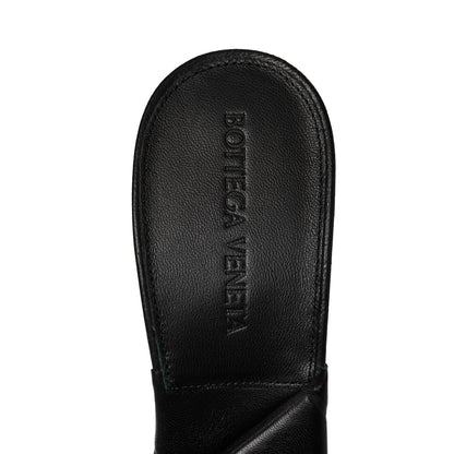 Bottega Veneta Nappa Quilted Rubber Lido Mule Sandals 37.5 Black 7 of 7