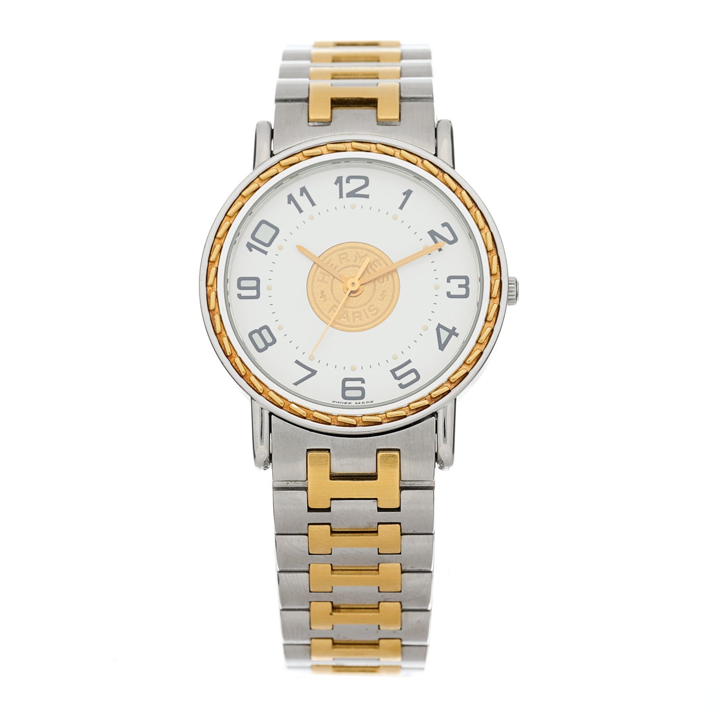 Stainless Steel 32mm Sellier Quartz Watch Gold