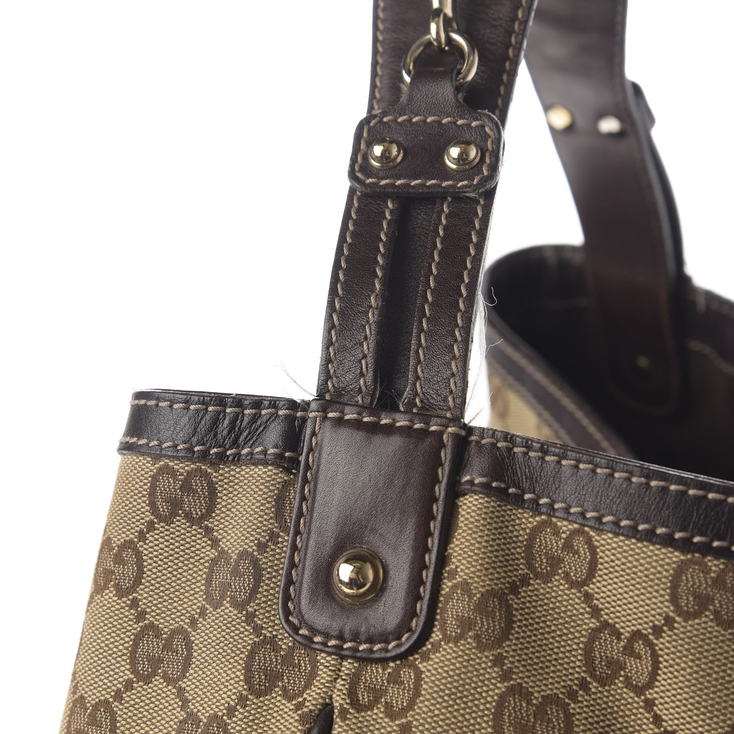 Gucci Monogram Large Wave Hobo Dark Brown 11 of 11
