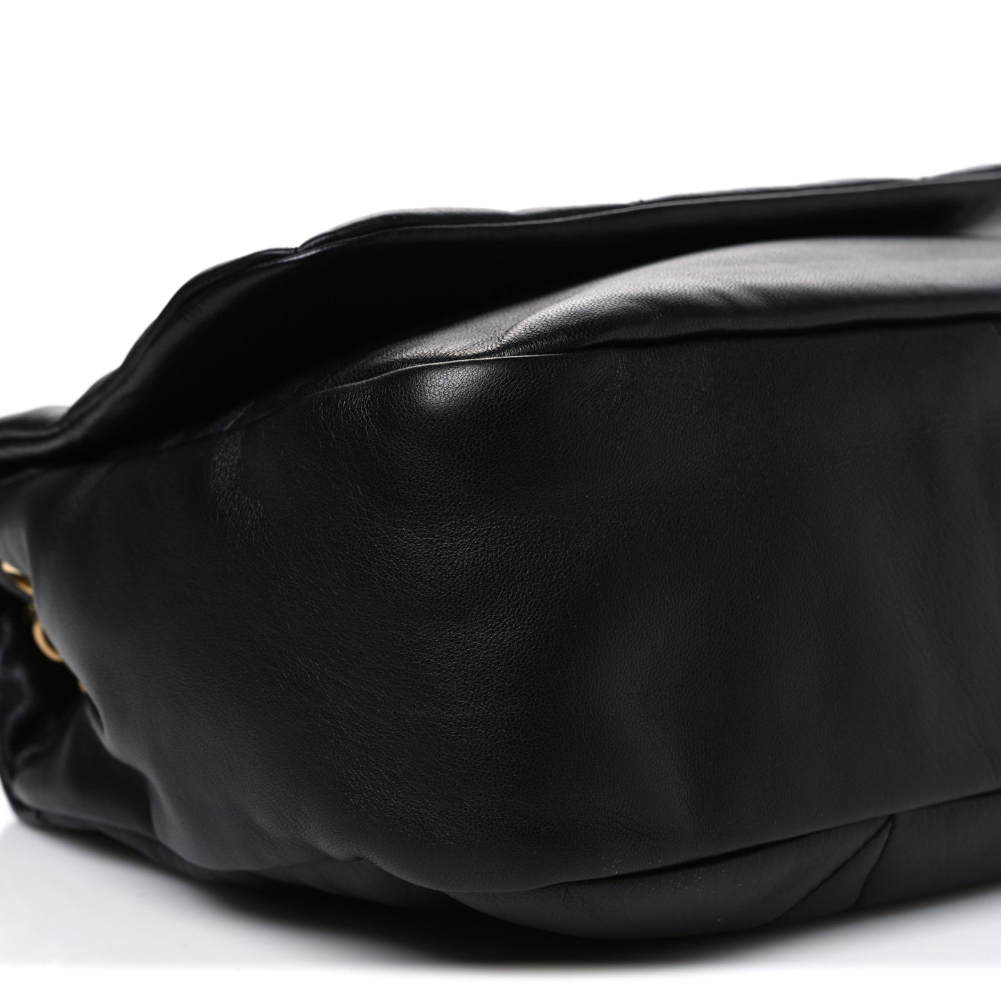 Lambskin Matelasse Monogram Medium Jamie 4.3 Black