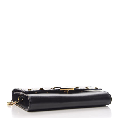 Louis Vuitton Calfskin Pochette Louise GM Black 4 of 11