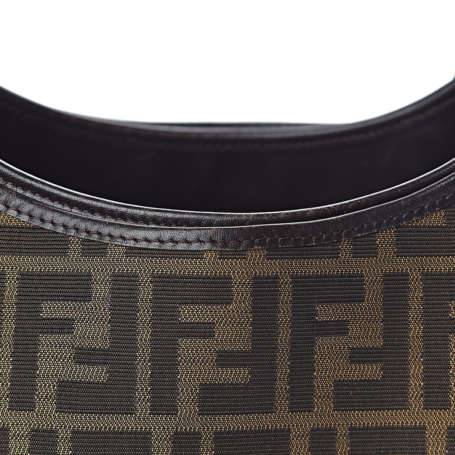 Fendi Zucca Small Chef Shopping Tote Tobacco Moro 11 of 14