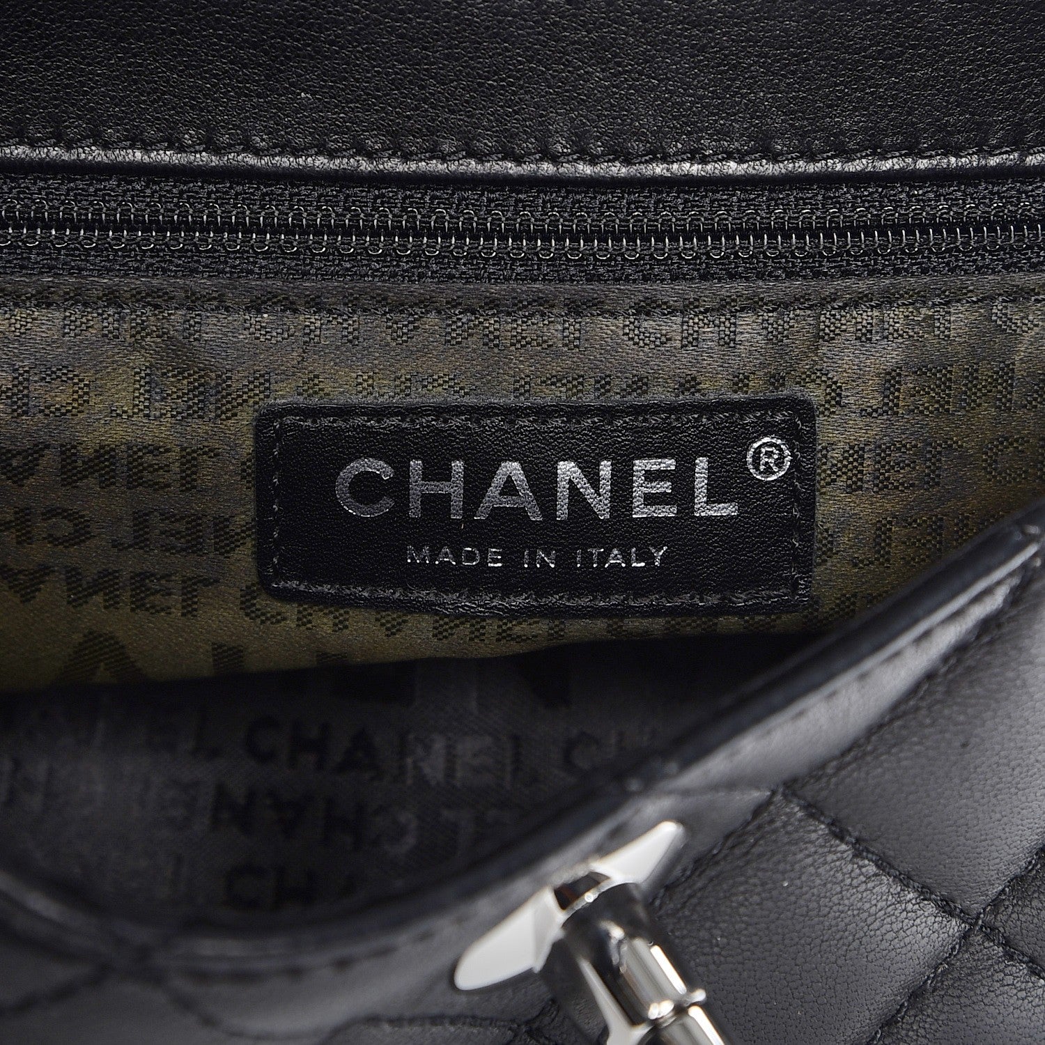 Chanel Lambskin Quilted Flap Bag Black 6 of 7