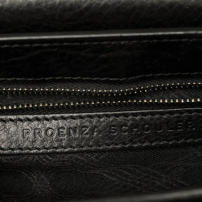 Proenza Schouler Textured Calfskin Mini PS11 Classic Shoulder Bag Black 6 of 7