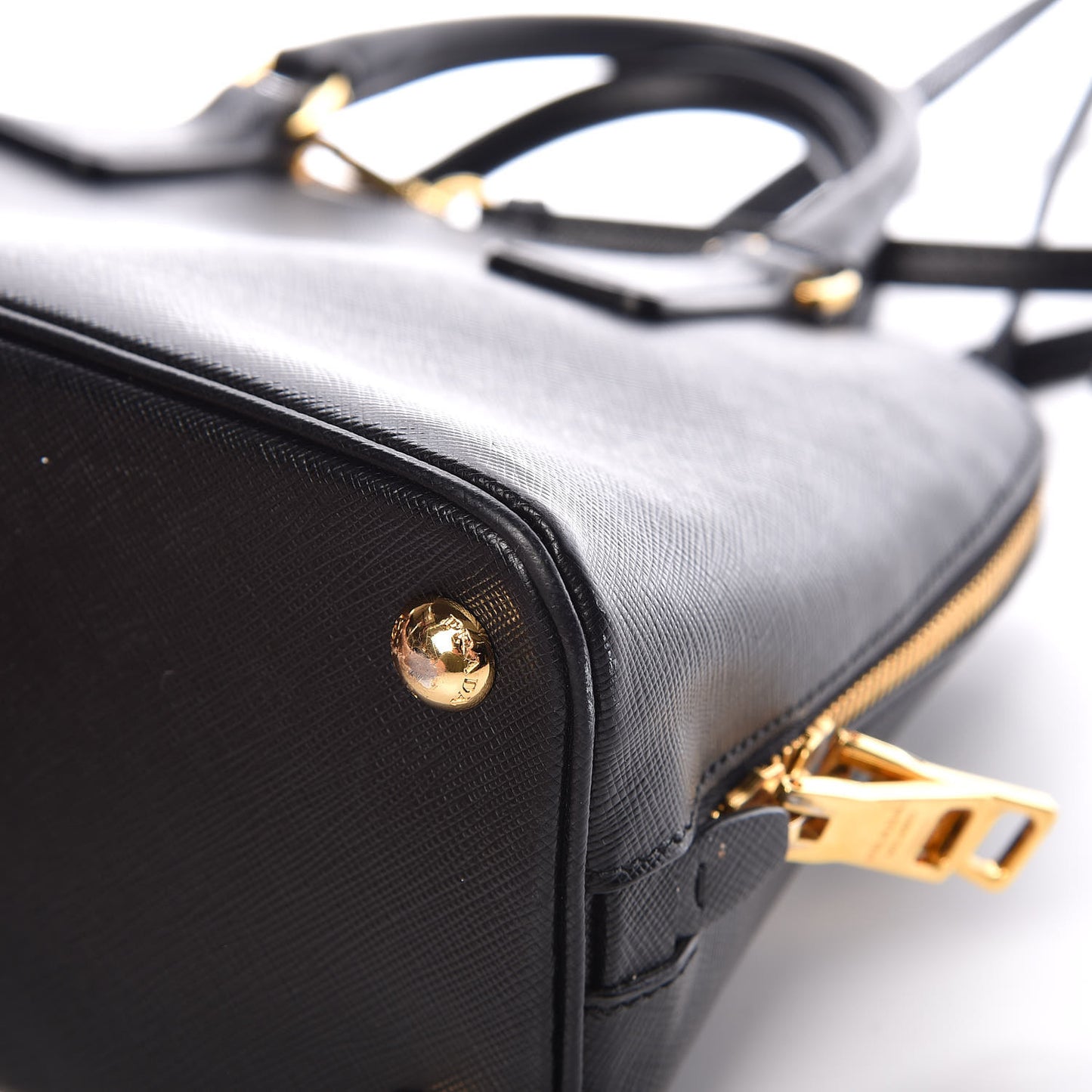 Saffiano Lux Small Promenade Tote Black