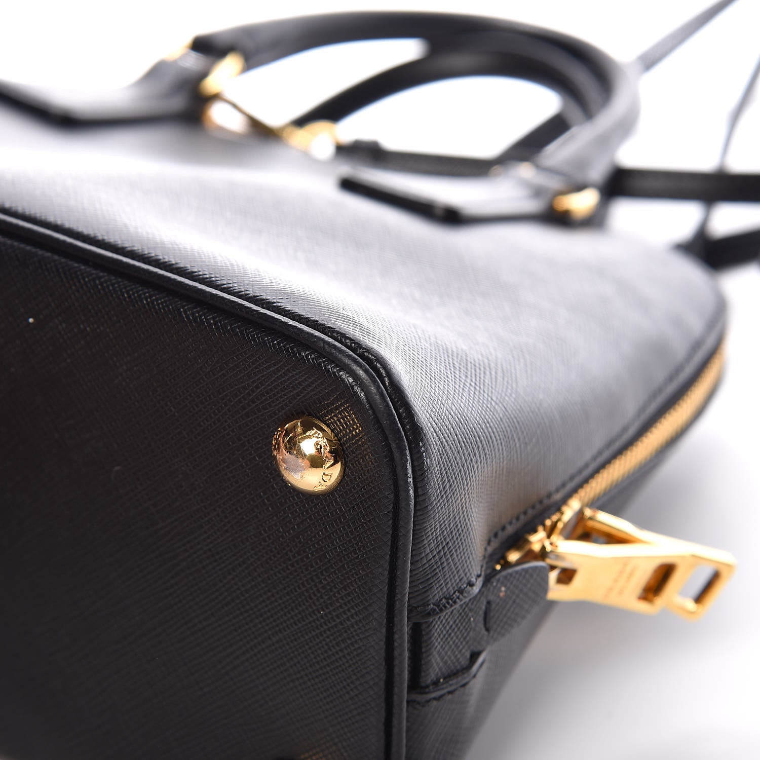 Prada Saffiano Lux Small Promenade Tote Black 10 of 14