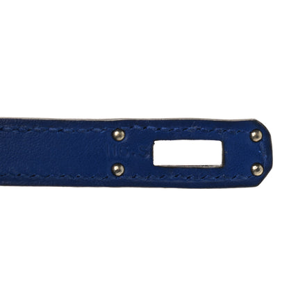 Hermes Swift Kelly Pochette Clutch Bleu Saphir 6 of 8