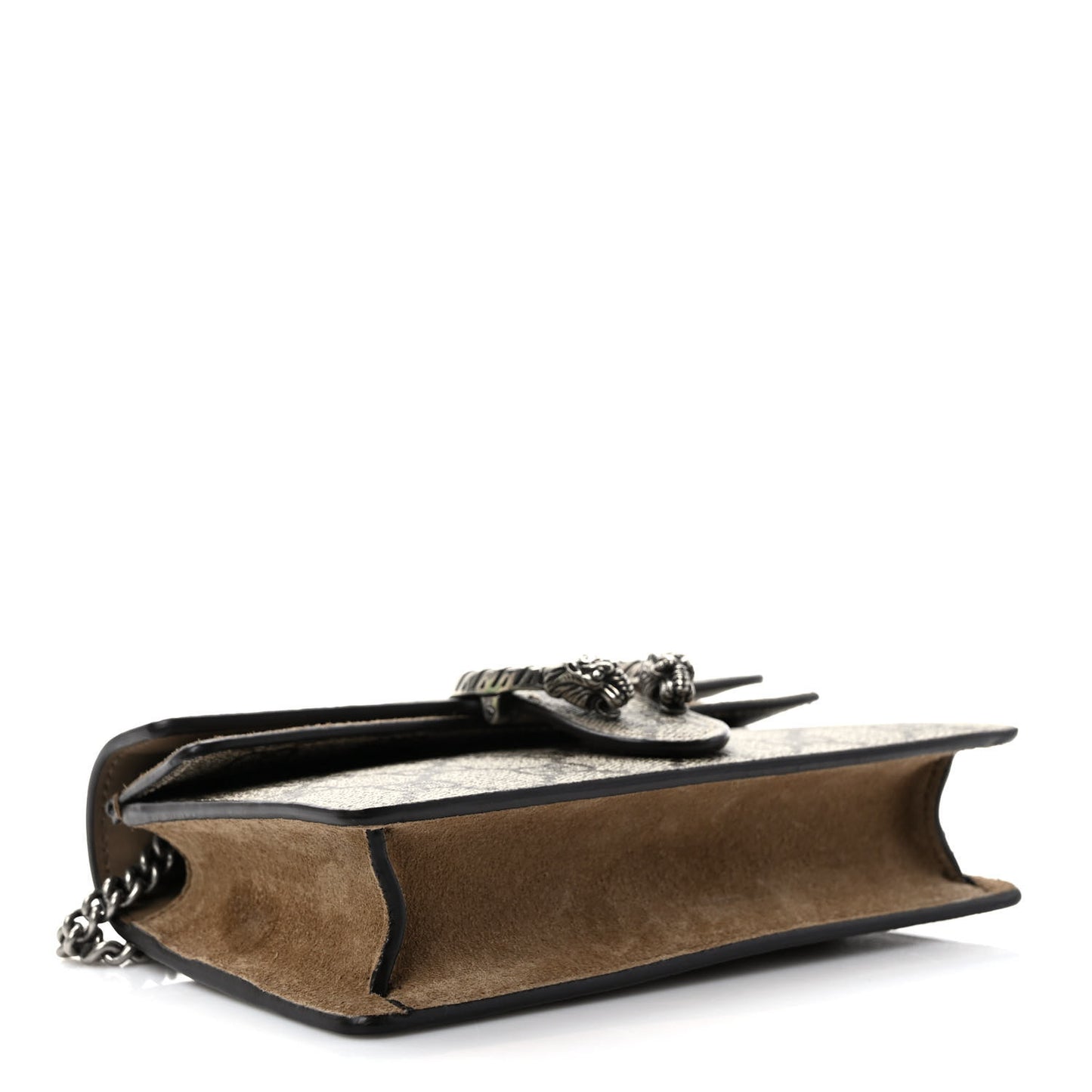 GG Supreme Monogram Super Mini Dionysus Shoulder Bag Taupe