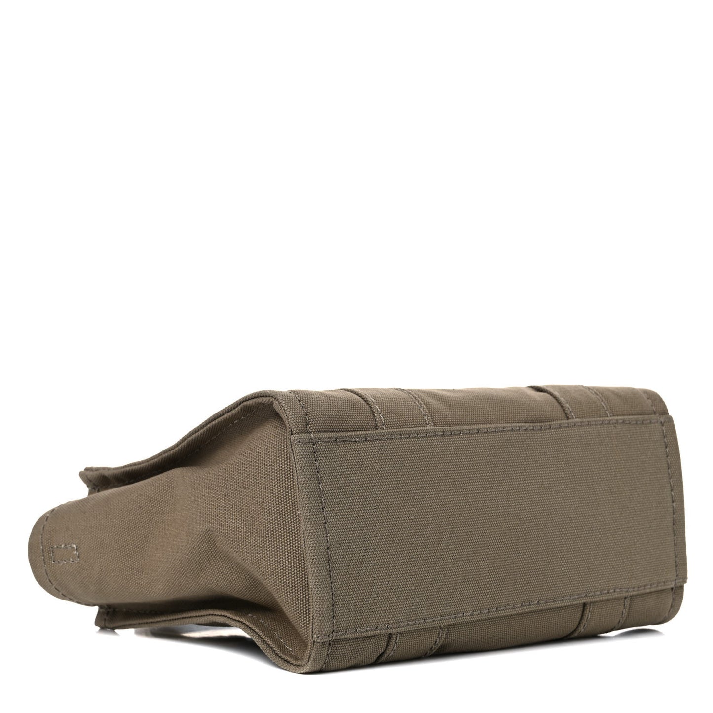 Cotton Canvas Mini The Traveler Tote Bag Slate Green