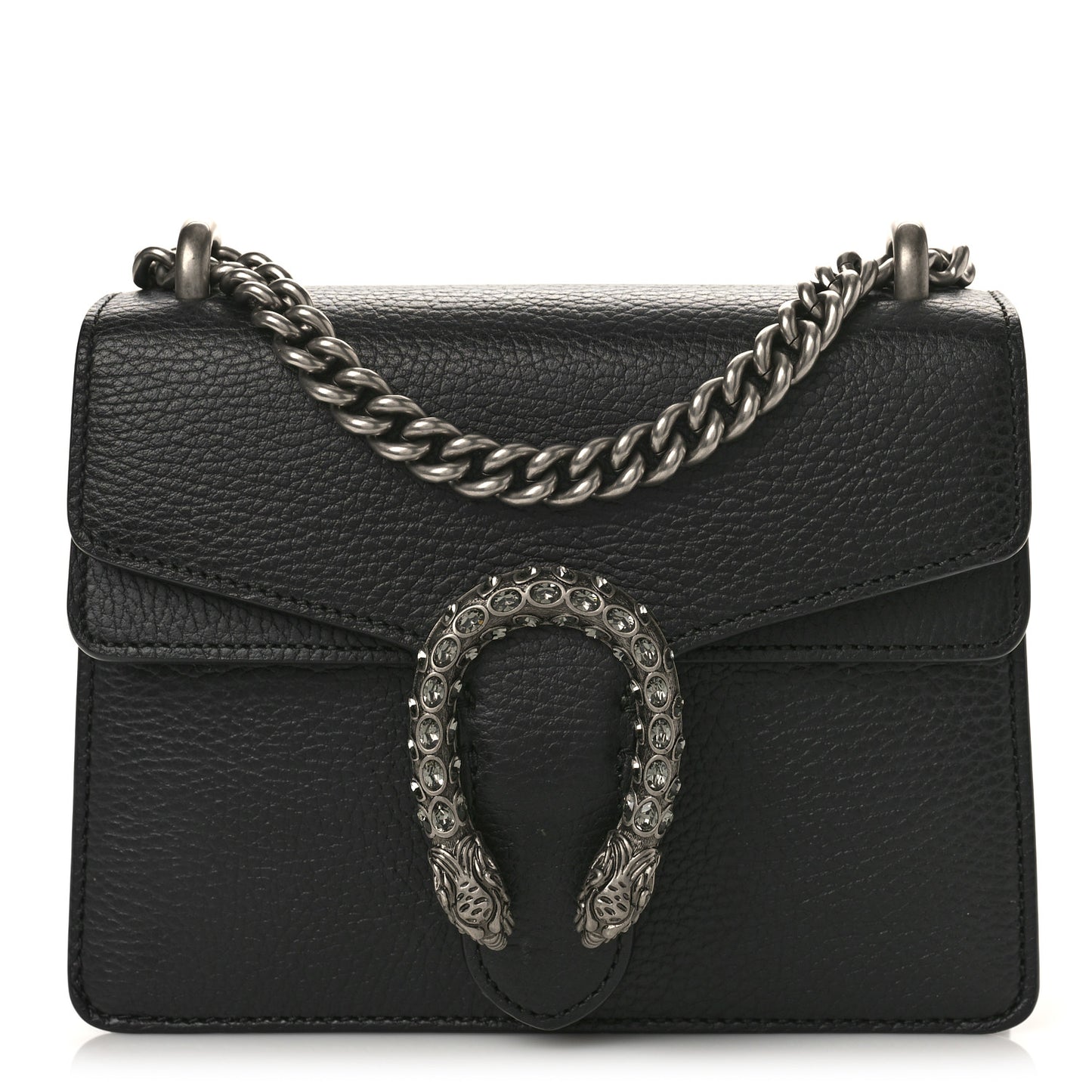 Calfskin Mini Dionysus Shoulder Bag Black