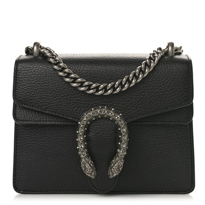 Gucci Calfskin Mini Dionysus Shoulder Bag Black 1 of 8