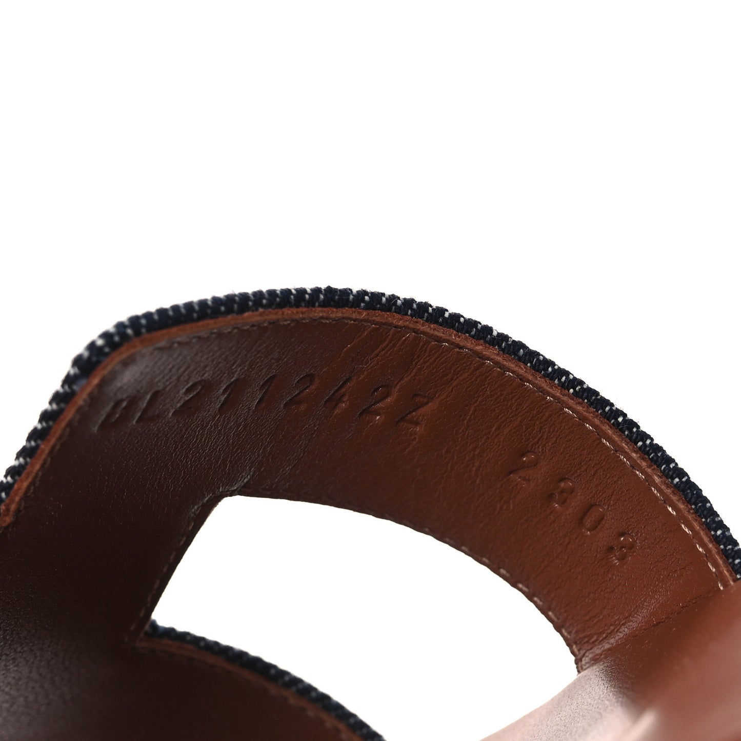 Denim Oran Sandals 39 Bleu Brut