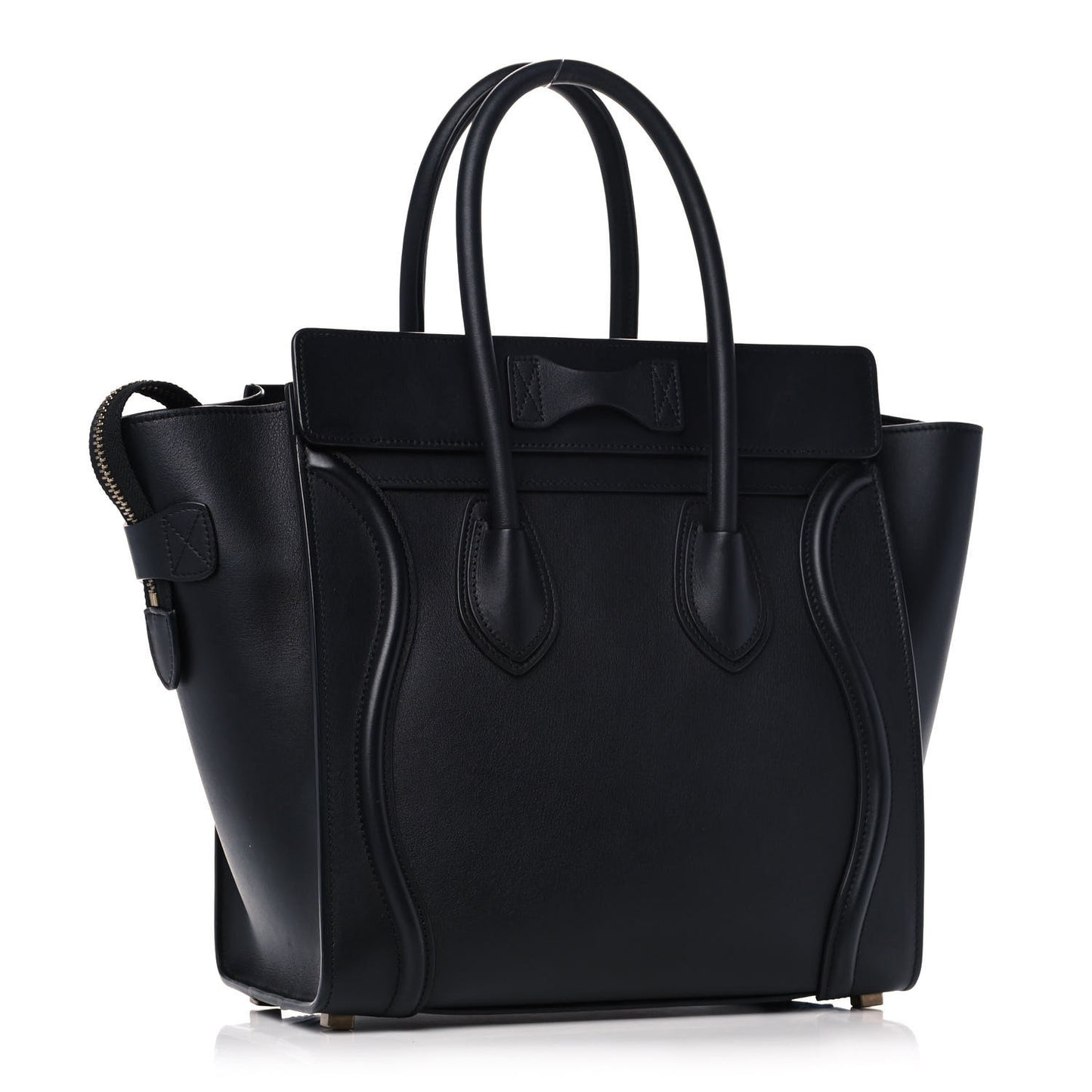 Smooth Calfskin Micro Luggage Black