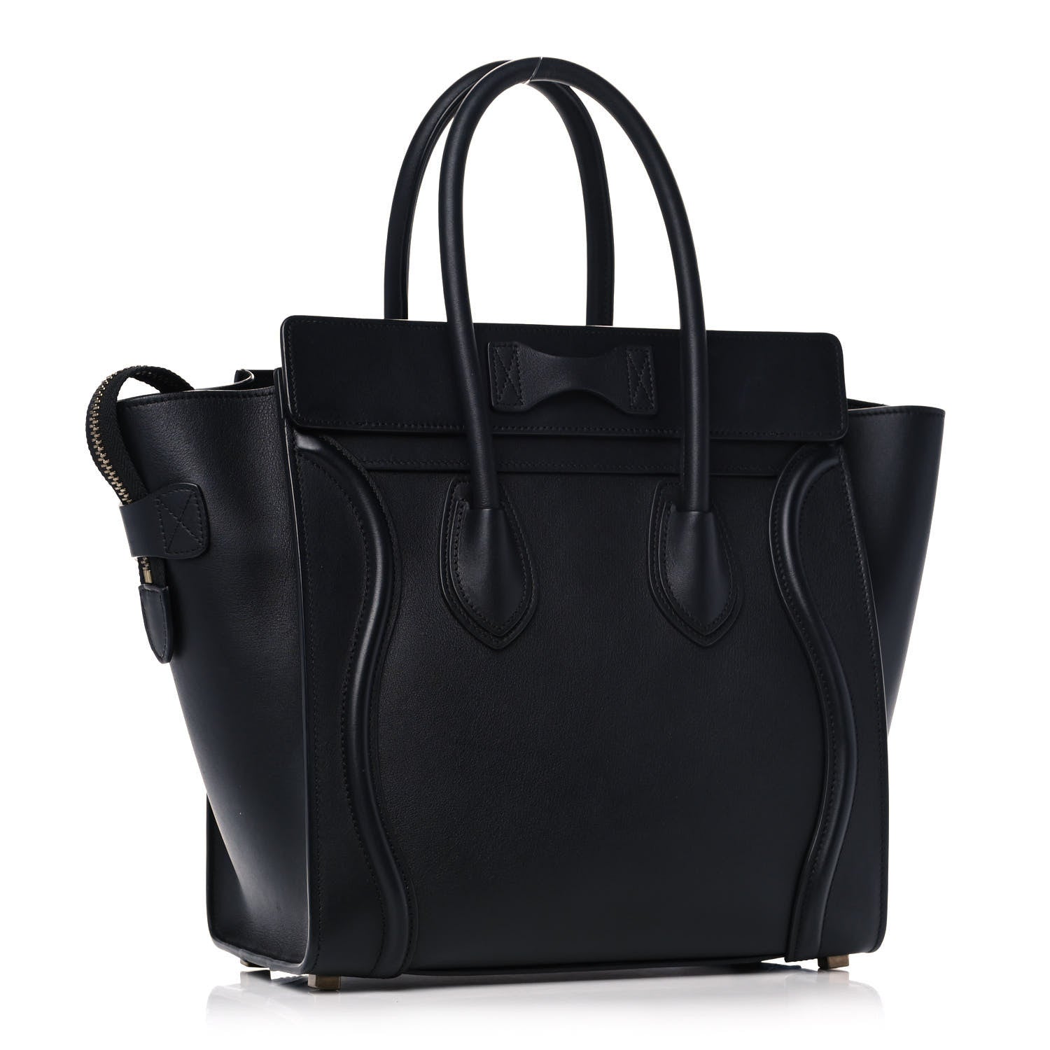 Celine Smooth Calfskin Micro Luggage Black 3 of 11