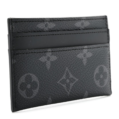 Louis Vuitton Monogram Eclipse Porte-Cartes Double Card Holder 3 of 9
