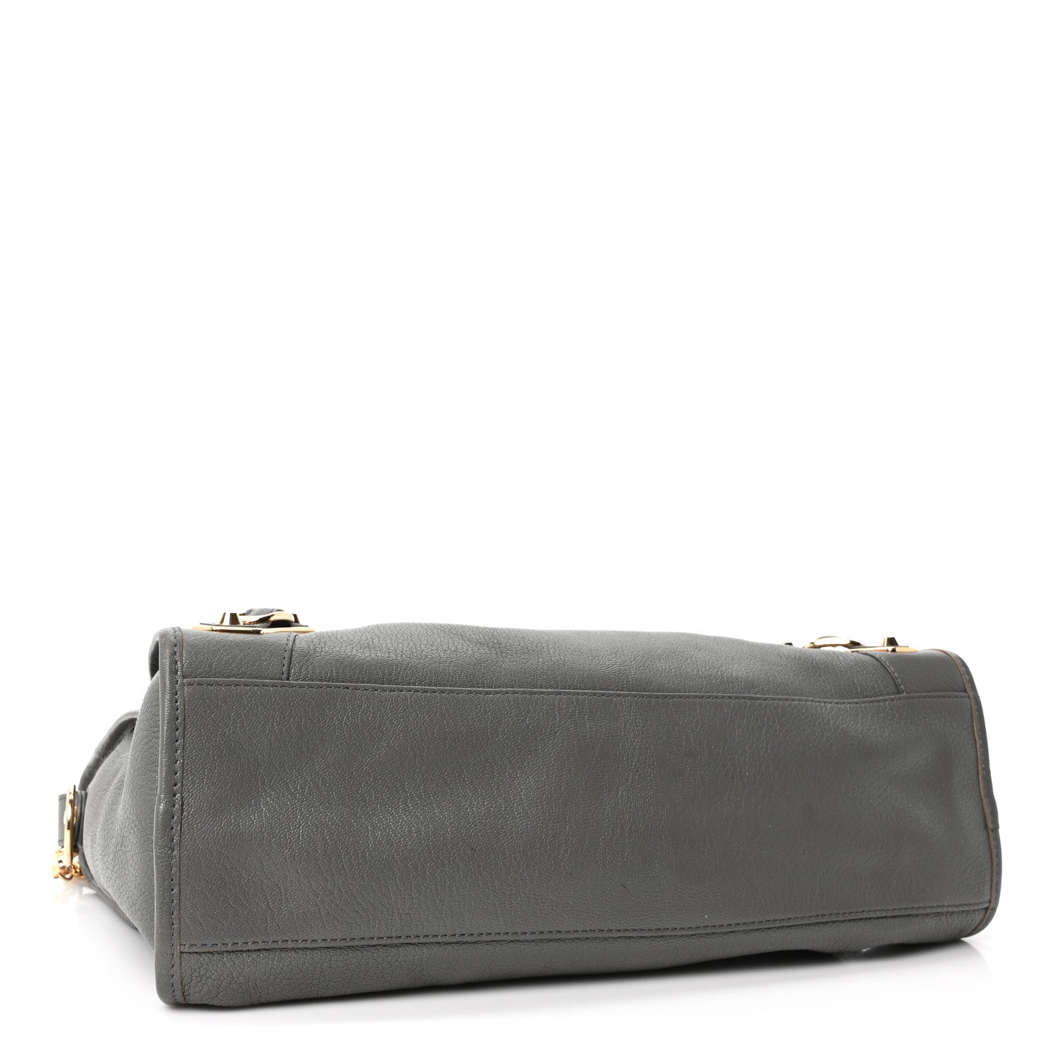 Balenciaga Chevre Gold Metallic Edge Hardware City Gris Acier 5 of 11