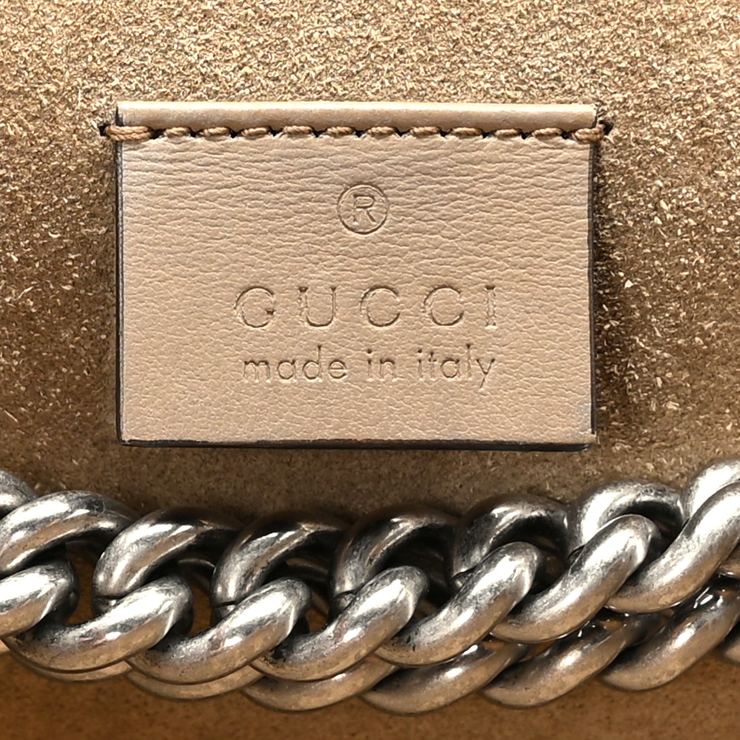 Gucci GG Supreme Monogram Small Dionysus Shoulder Bag Taupe 6 of 10