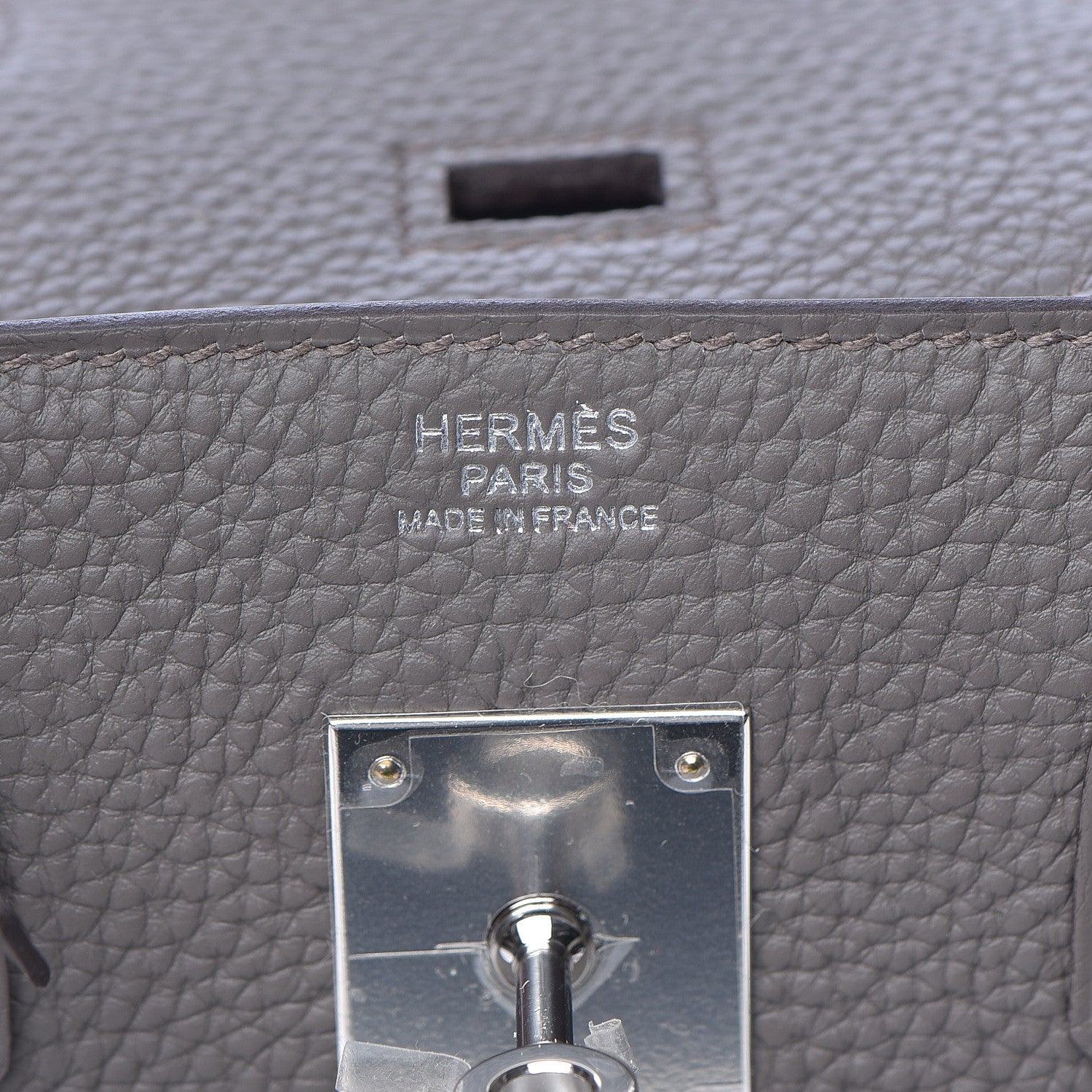 Hermes Togo Birkin 30 Etain 8 of 38