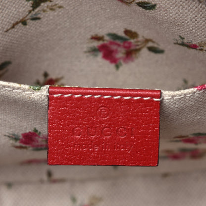 Gucci GG Supreme Monogram Web Neo Vintage Shoulder Bag Beige Red 6 of 9