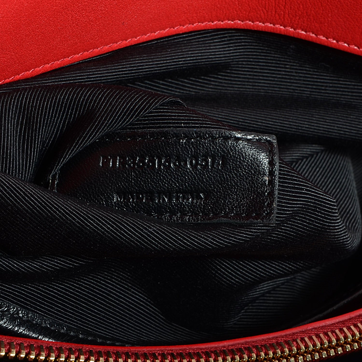 Saint Laurent Calfskin Medium Moujik Top Handle Bag Lipstick Red 7 of 8