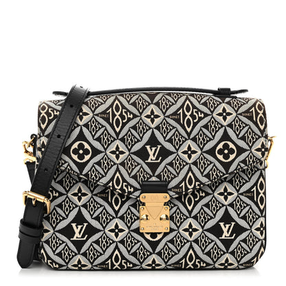 Louis Vuitton Jacquard Since 1854 Pochette Metis Grey 1 of 9