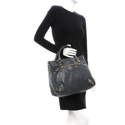 Balenciaga Agneau Giant 12 Gold Hardware Velo Anthracite 3 of 8