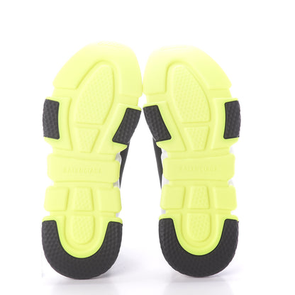 Balenciaga Neoprene Knit Womens Speed Sneakers 41 Black White Yellow Fluo 7 of 9