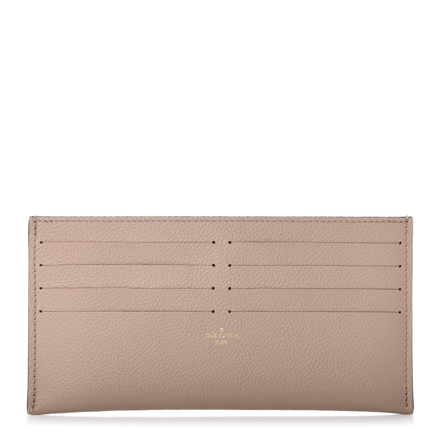 Louis Vuitton Calfskin Felicie Chain Wallet Card Holder Insert Tourterelle 1 of 6