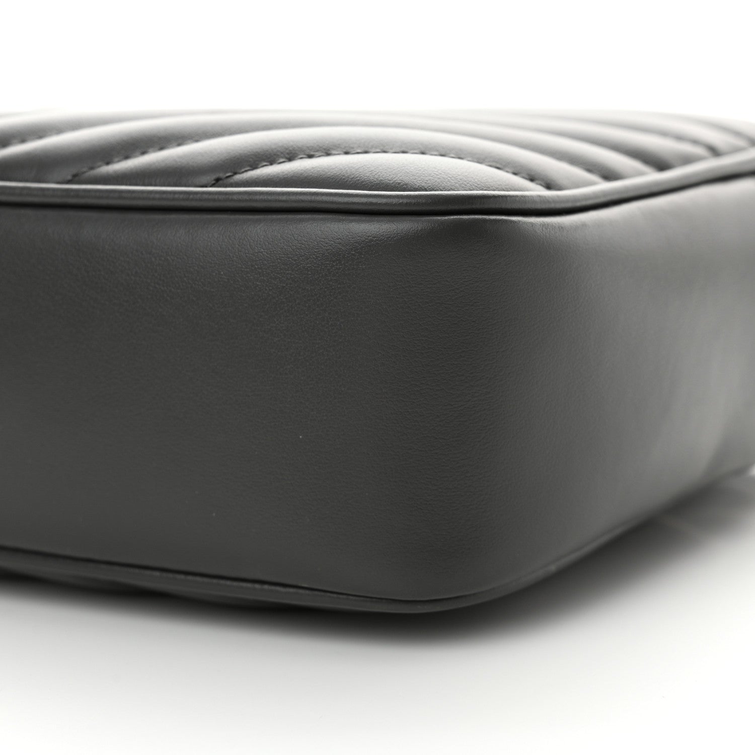 Saint Laurent Calfskin Matelasse Monogram Lou Camera Bag Storm 10 of 11