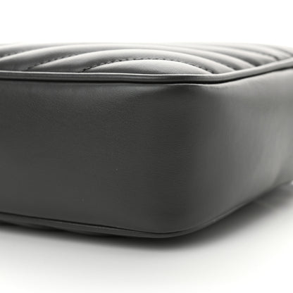 Saint Laurent Calfskin Matelasse Monogram Lou Camera Bag Storm 10 of 11
