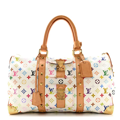 Louis Vuitton Monogram Multicolor Keepall 45 White 1 of 12