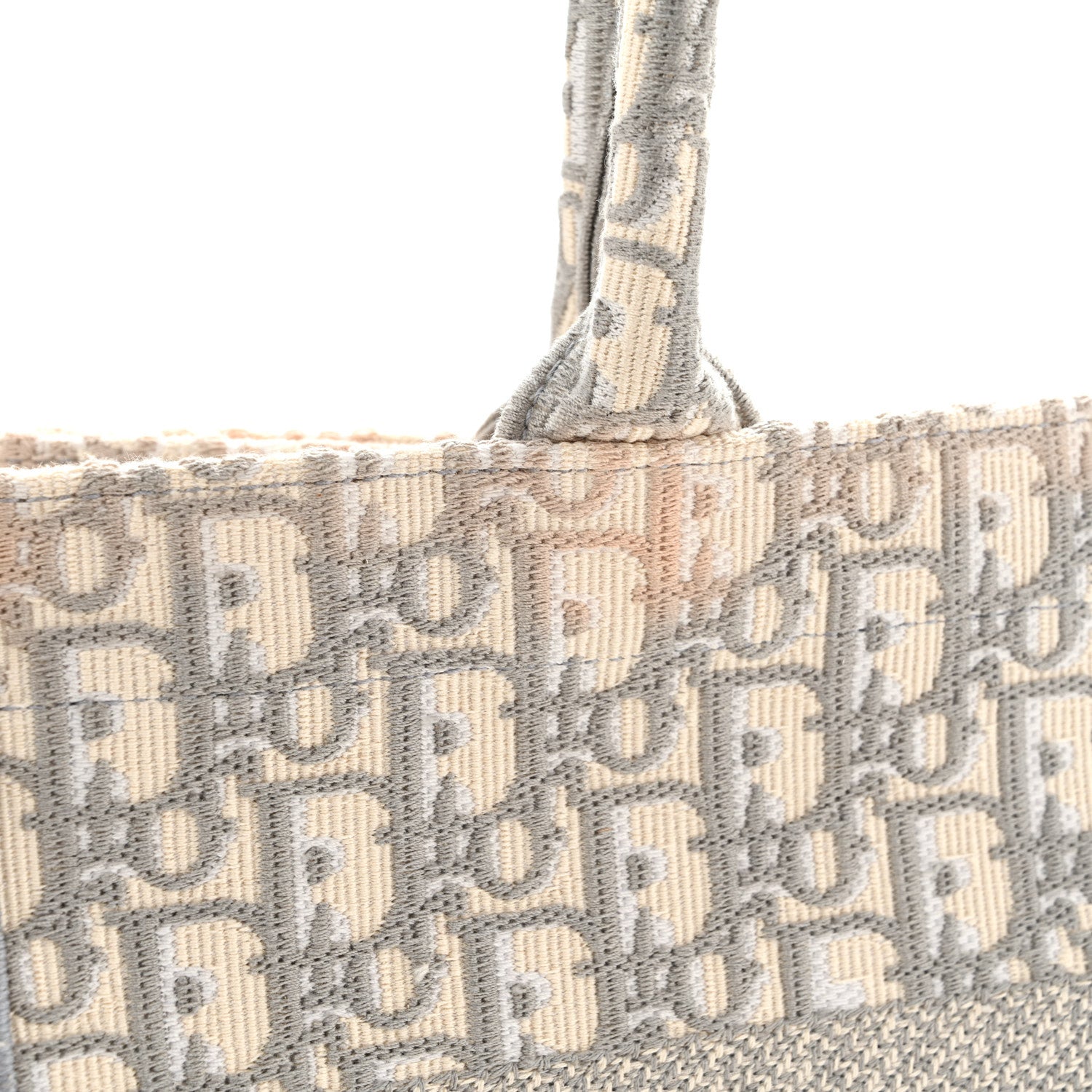 Christian Dior Oblique Medium Book Tote Grey 13 of 13