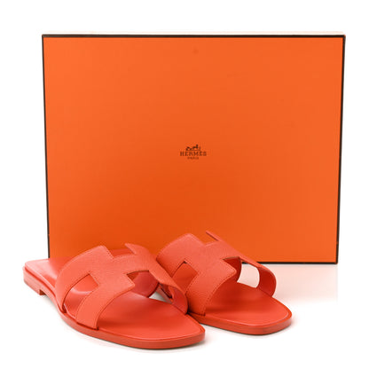 Hermes Epsom Oran Sandals 39 Orange Poppy 10 of 10