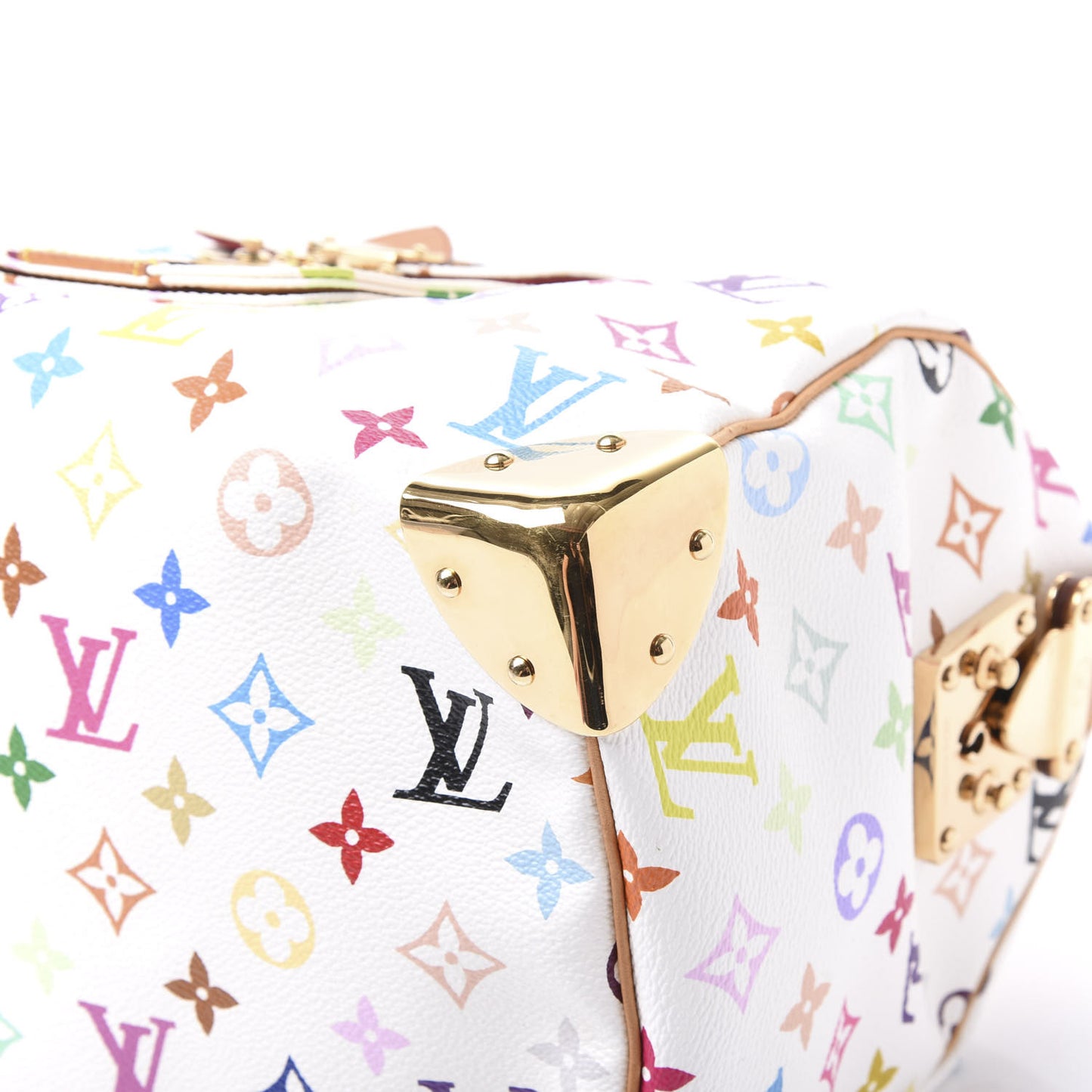 Monogram Multicolor Speedy 30 White