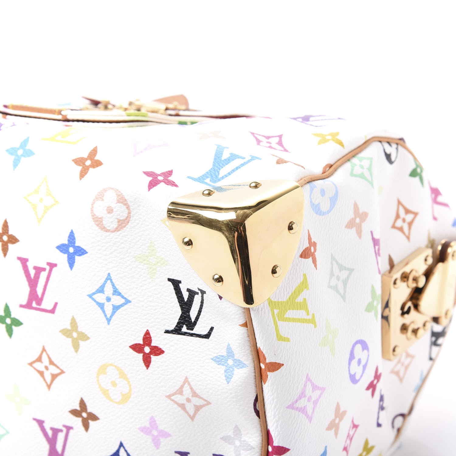 Louis Vuitton Monogram Multicolor Speedy 30 White 7 of 11