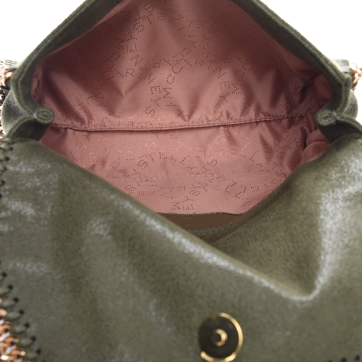 Shaggy Deer Falabella Mini Crossbody Bag Green