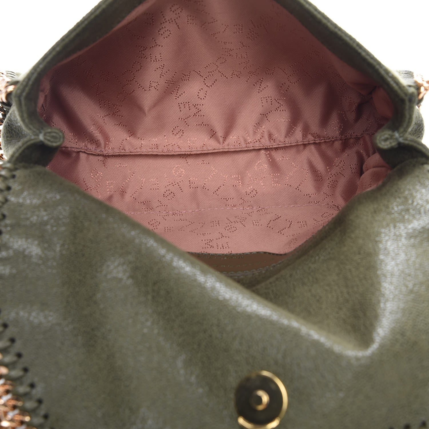 Stella McCartney Shaggy Deer Falabella Mini Crossbody Bag Green 5 of 8