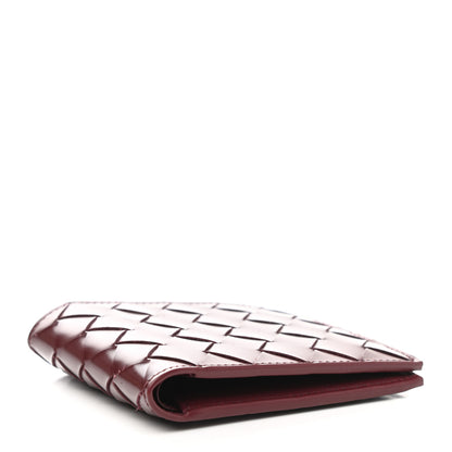 Bottega Veneta Nappa Maxi Intrecciato Bi-Fold Wallet Barolo 4 of 7