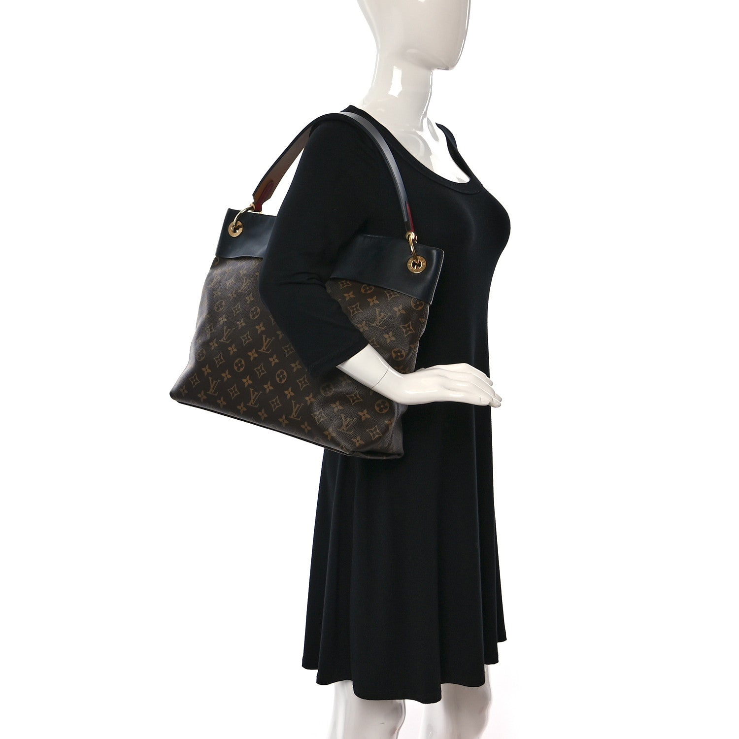 Louis Vuitton Monogram Tuileries Hobo Black 2 of 18
