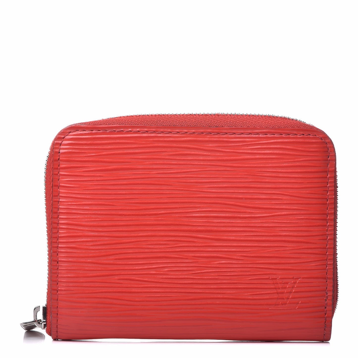 Epi Zippy Coin Purse Coquelicot