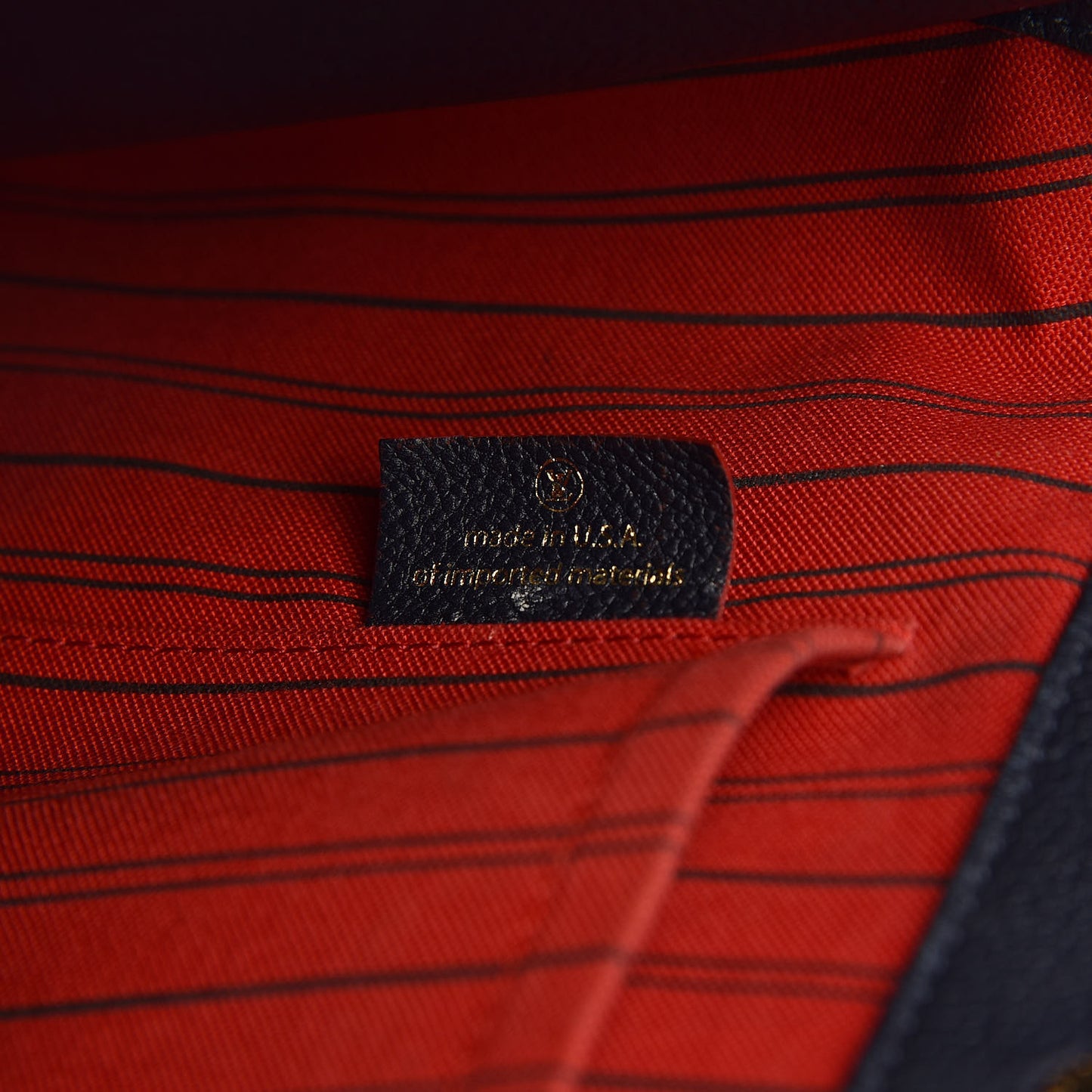 Empreinte Montaigne GM Marine Rouge