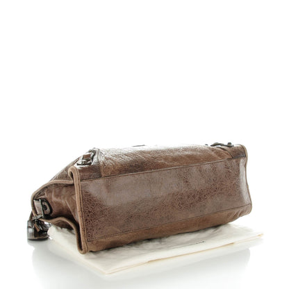 Balenciaga Chevre Classic Hardware City Olive Brown 4 of 7