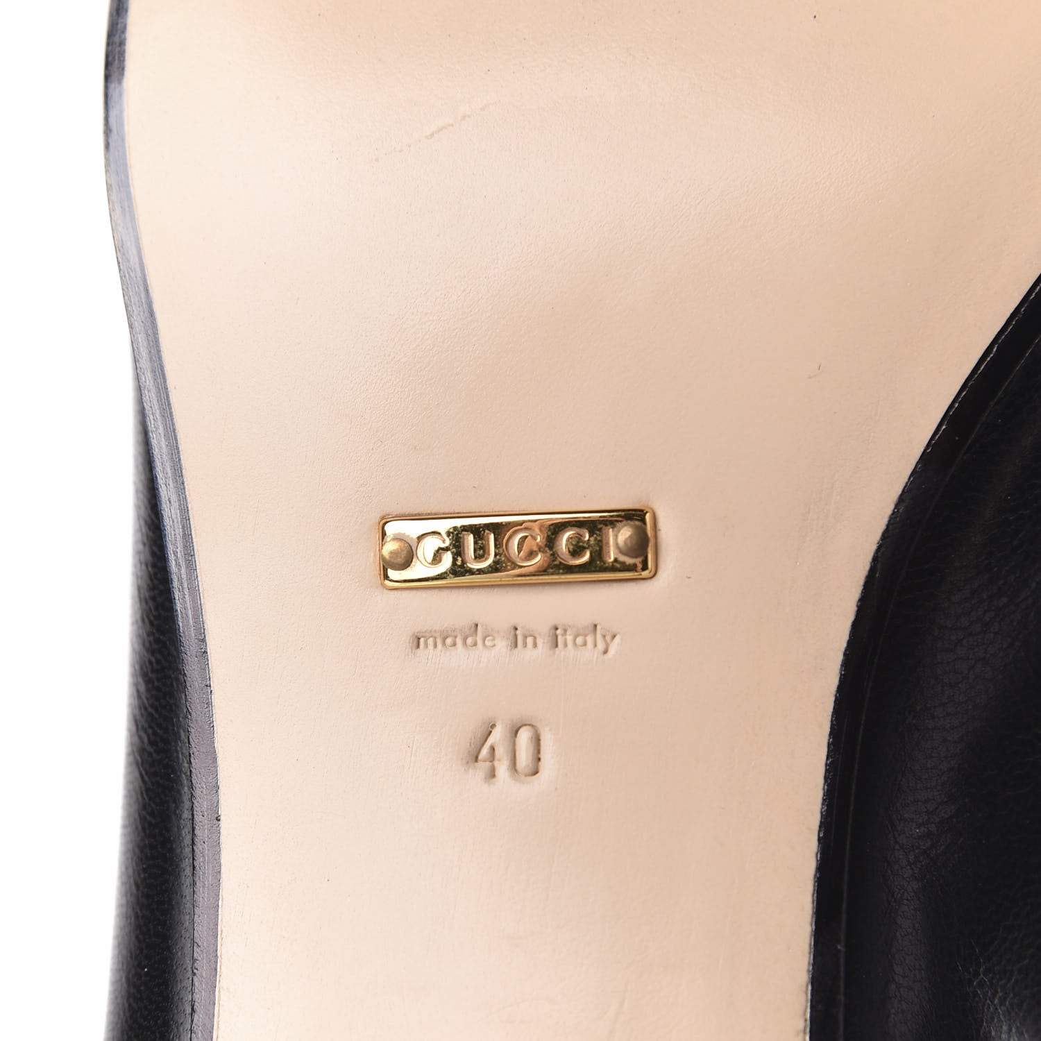 Gucci Goatskin Crystal Womens Horsebit Loafers 40 Black 7 of 10