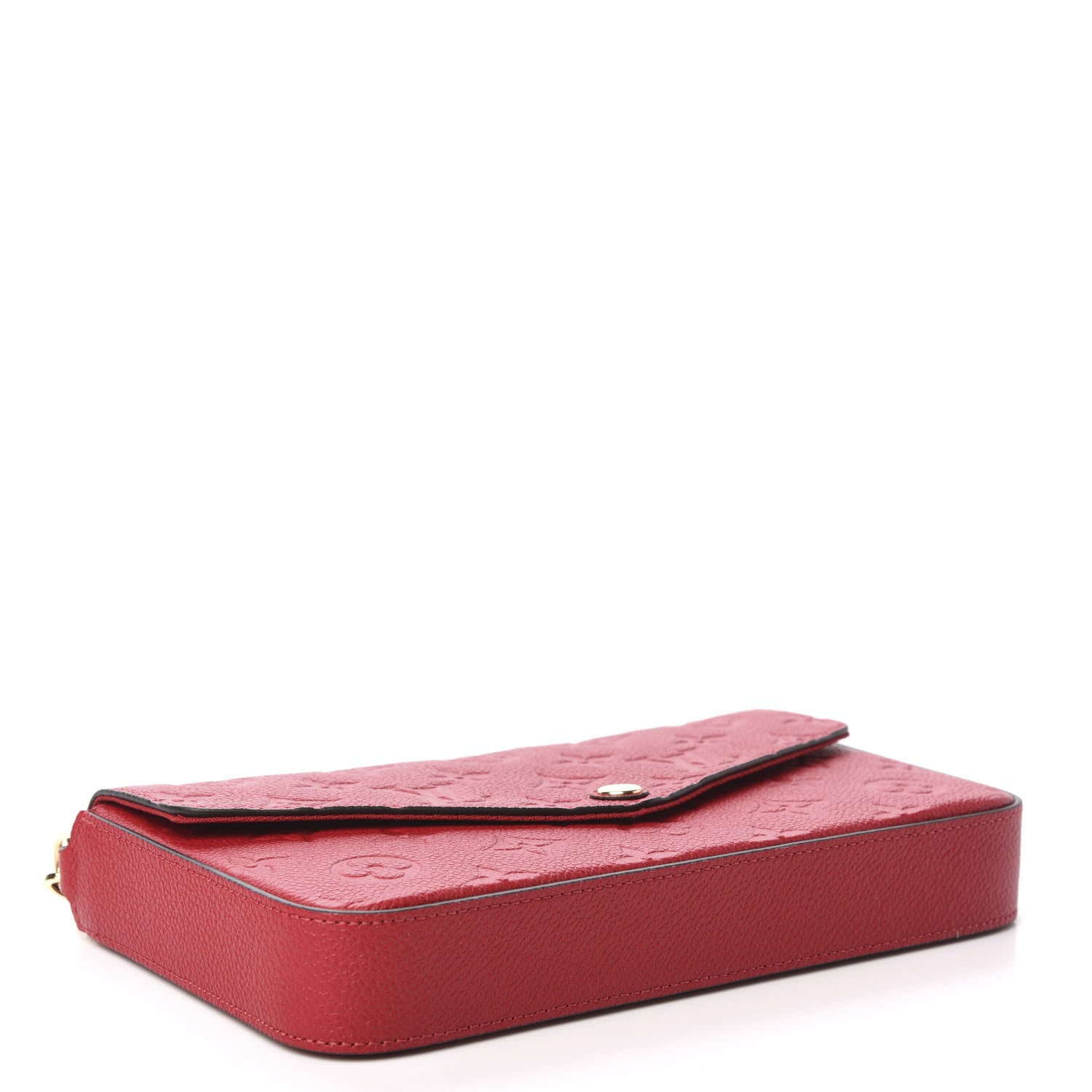 Louis Vuitton Empreinte Pochette Felicie Chain Wallet Scarlet 4 of 12