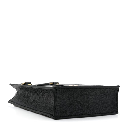 Louis Vuitton Empreinte Monogram Giant Petit Sac Plat Black Beige 4 of 9