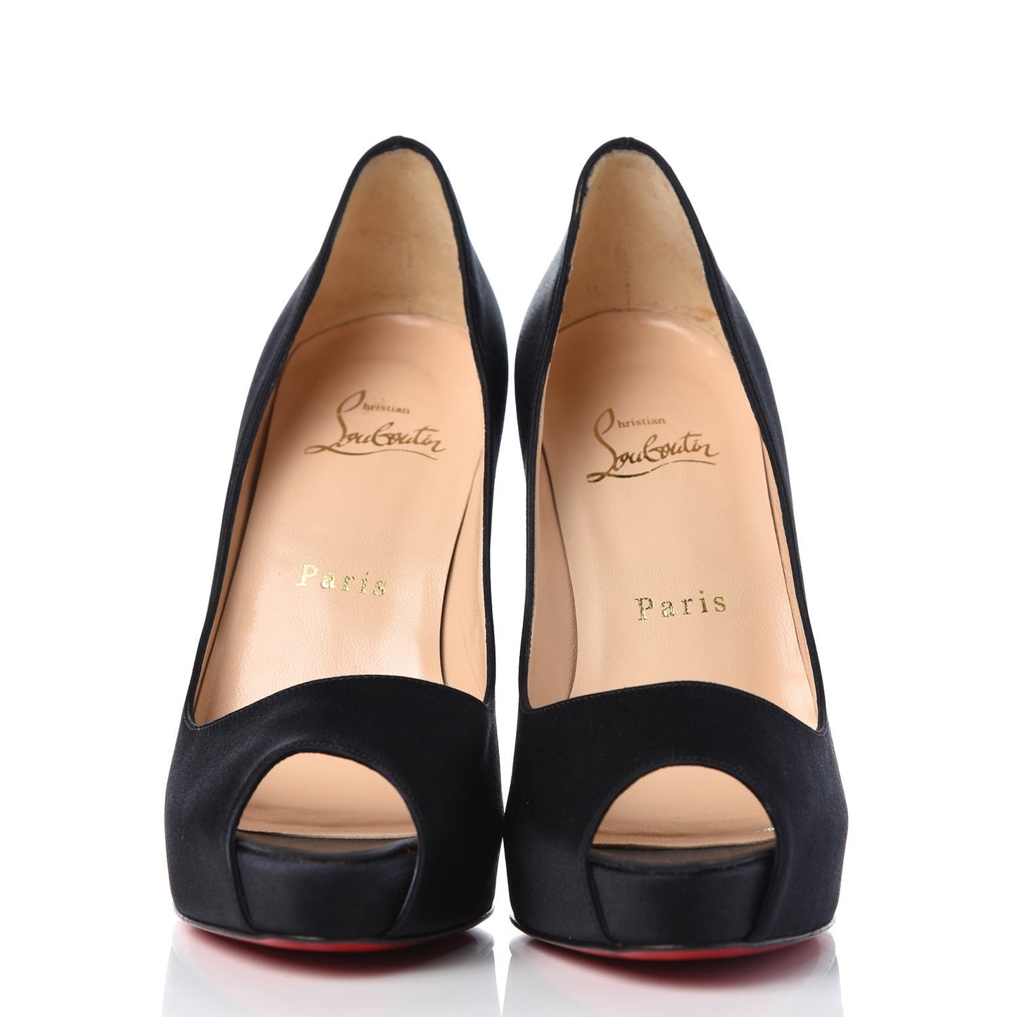 Satin Very Prive 120 Pumps 35.5 Black